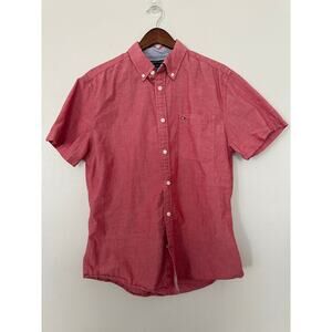 Tommy Hlifiger Custom Fit Button Down Shirt sz Large